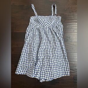 Gingham romper
